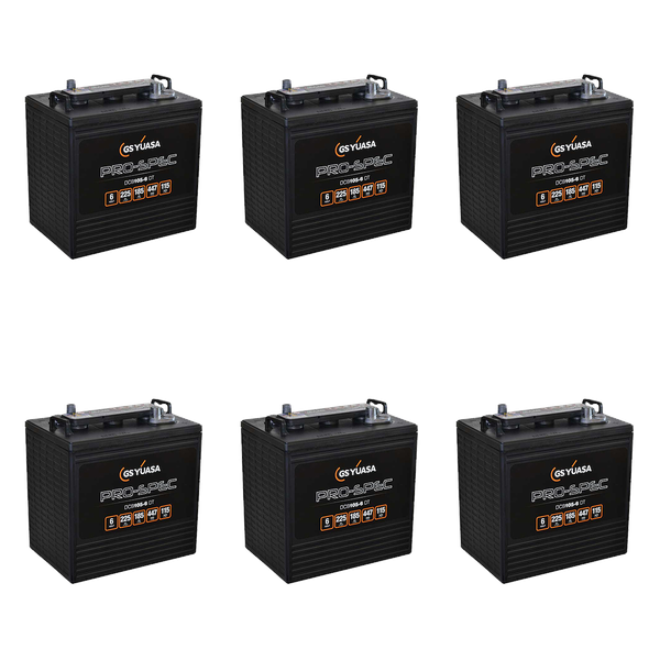 pack complet 36v 225ah lot de 6 batterie t105