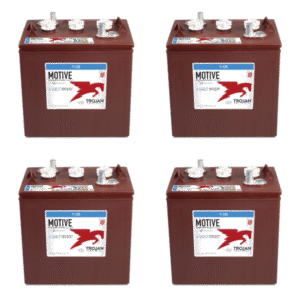 Batterie Trojan T125 6V 240Ah Lot de 4 Batteries