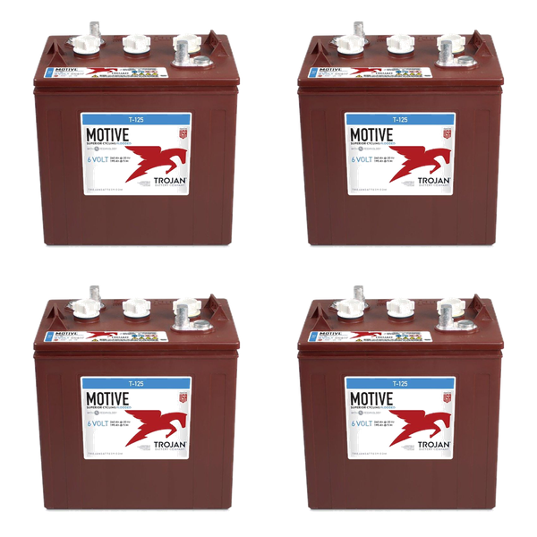 Batterie Trojan T125 6V 240Ah Lot de 4 Batteries