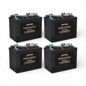 BATTERIE YUASA DCB1275-12 12V 150AH Lot de 4 Batteries