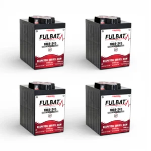 BATTERIE FULBAT AGM CARBON FDC6-245 6V 245AH Lot de 4 Batteries